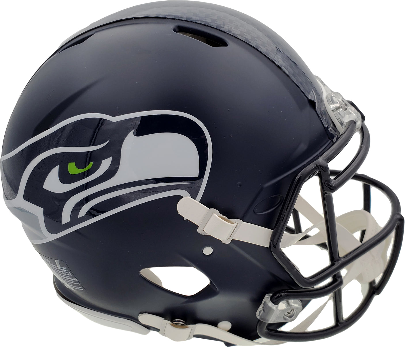 Unsigned Seattle Seahawks Blue Authentic Speed Full Size Helmet Stock #185356