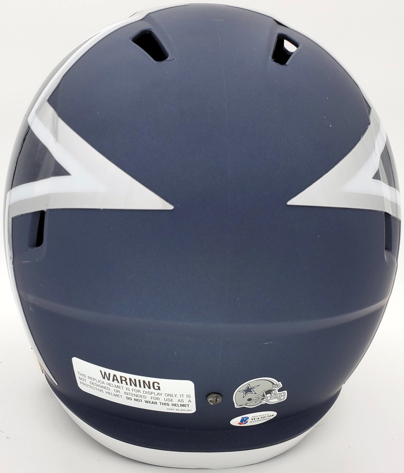 Ezekiel Elliott Autographed Dallas Cowboys AMP Full Size Speed Replica Helmet Beckett BAS Stock #159548