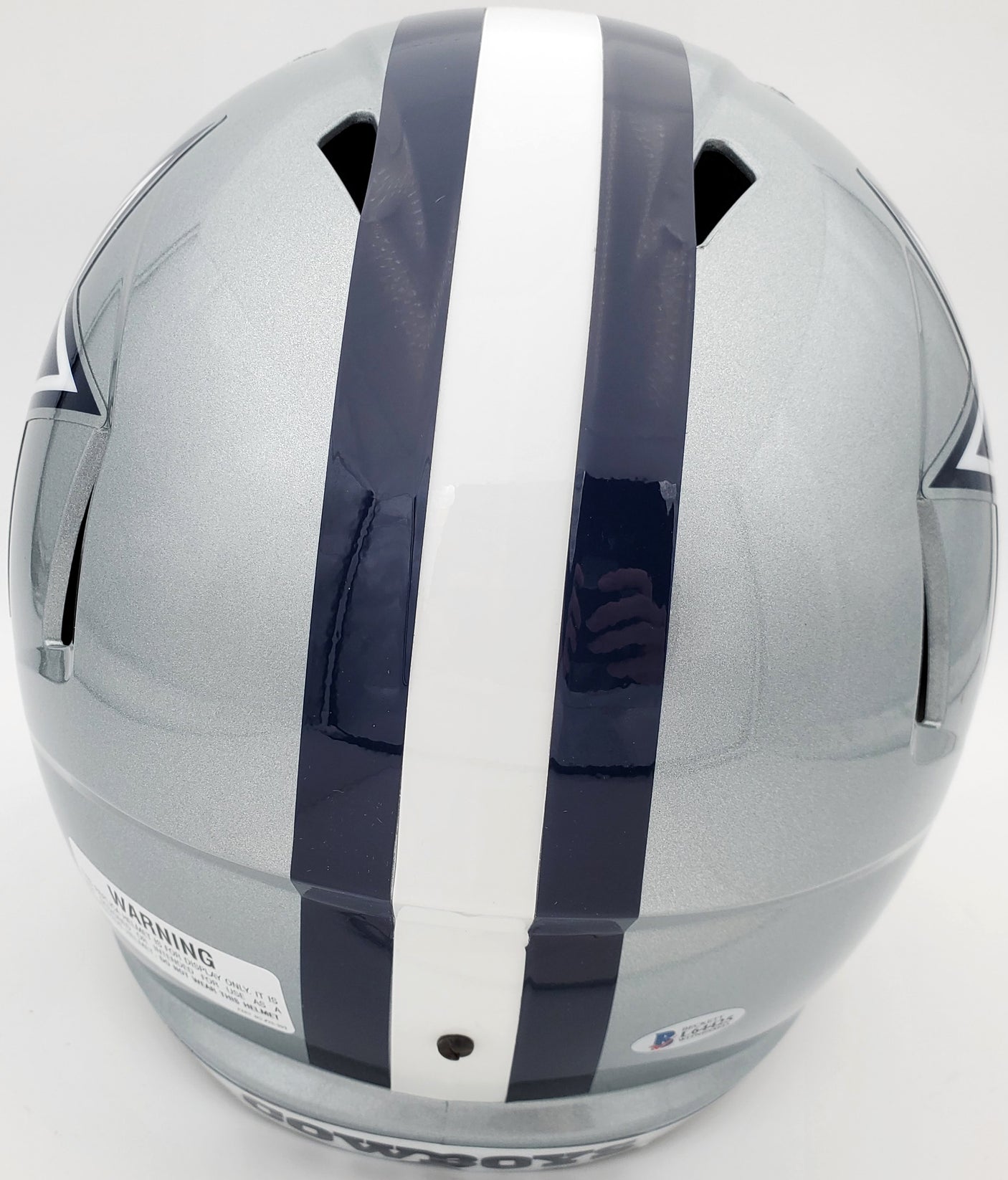 Ezekiel Elliott Autographed Dallas Cowboys Full Size Speed Replica Helmet Beckett BAS Stock #143247