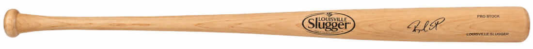Rafael Furcal Signed Louisville Slugger Pro Stock Blonde Baseball Bat