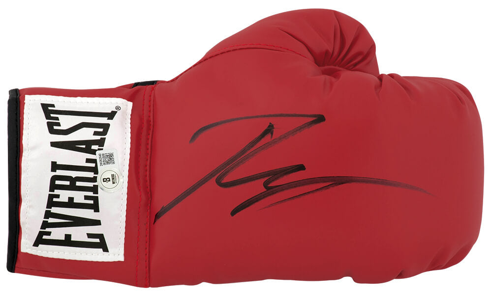 Ryan Garcia Signed Everlast Red Boxing Glove - (Beckett)