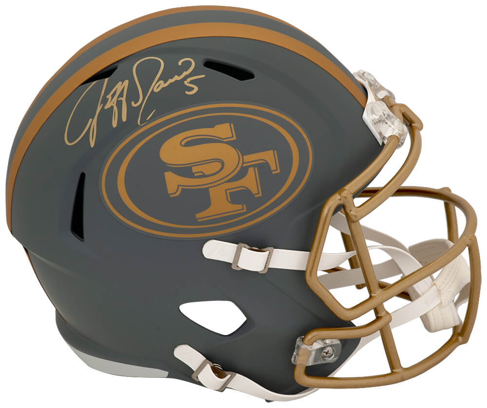 Jeff Garcia Signed San Francisco 49ers SLATE Riddell Full Size Speed Replica Helmet
