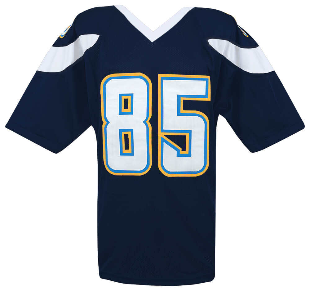 Antonio Gates Signed Navy Custom Jersey