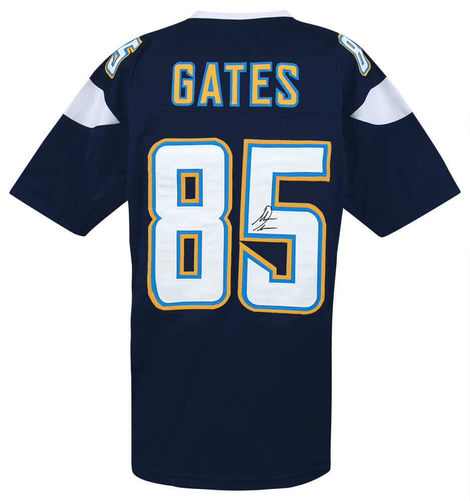 Antonio Gates Signed Navy Custom Jersey