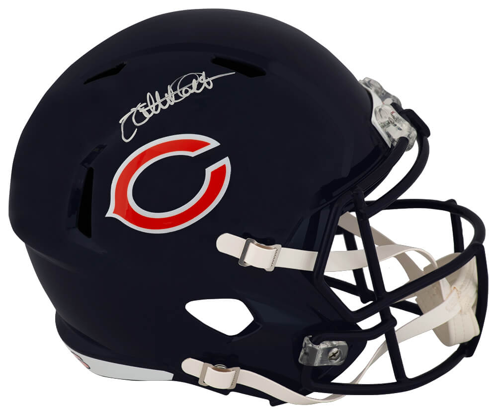 Willie Gault Signed Chicago Bears Riddell Full Size Speed Replica Helmet (In White)