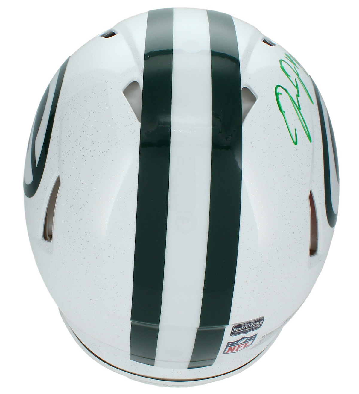 Josh Jacobs Autographed/Inscribed "Go Pack Go" Green Bay Packers White 2024 Alternate Authentic Helmet Radtke