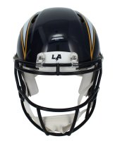 Antonio Gates Autographed Los Angeles Chargers Navy 2025 Alternate Speed Authentic Helmet Beckett Witnessed