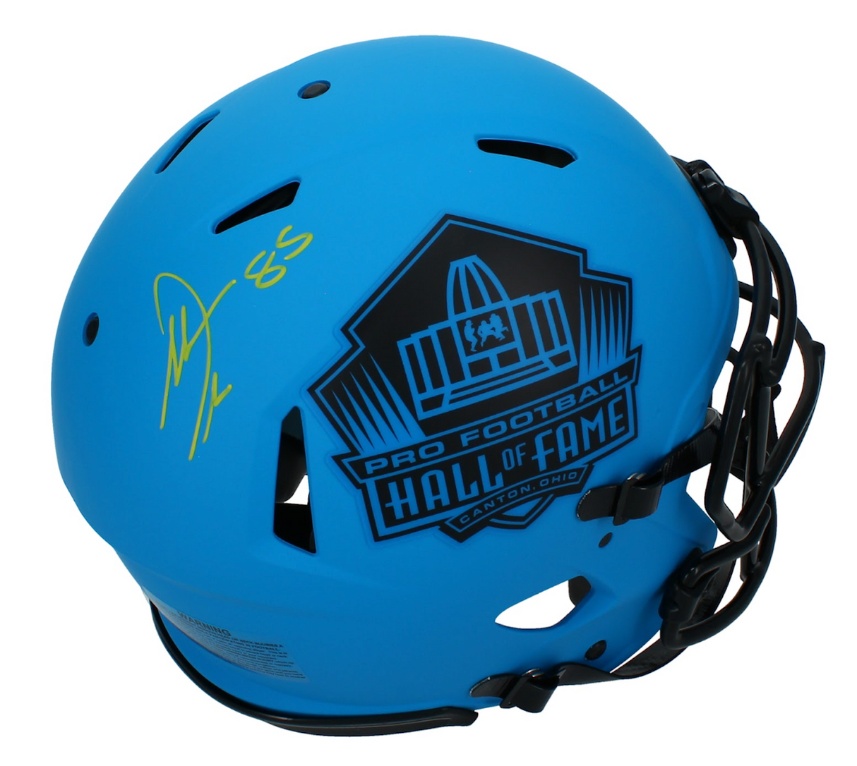 Antonio Gates Autographed Hall of Fame Logo RAVE Speed Authentic Helmet Beckett Witnessed