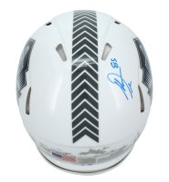 Antonio Gates Autographed Hall of Fame Logo 2024 Salute to Service Speed Authentic Helmet Beckett Witnessed
