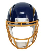 Antonio Gates Autographed Chargers 1974-87 Throwback Speed Full Size Helmet Beckett Witnessed