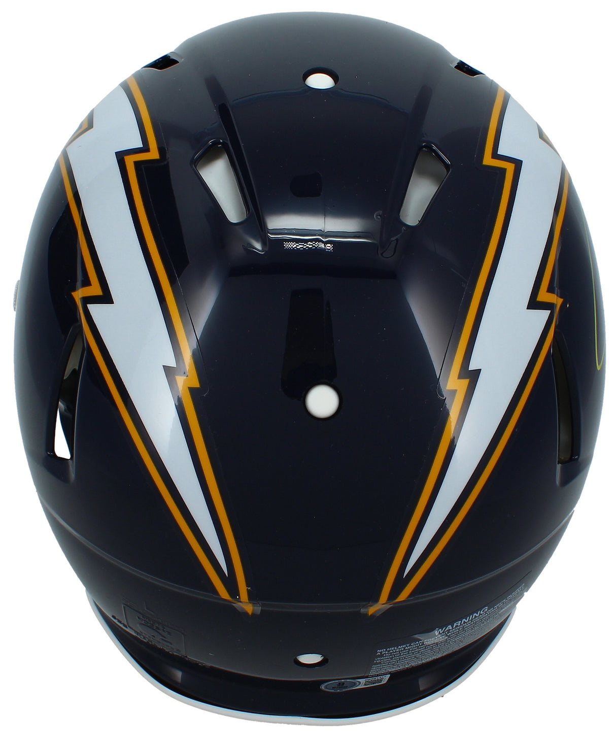 LaDainian Tomlinson Autographed Chargers RAVE Speed Authentic Helmet Beckett Witnessed