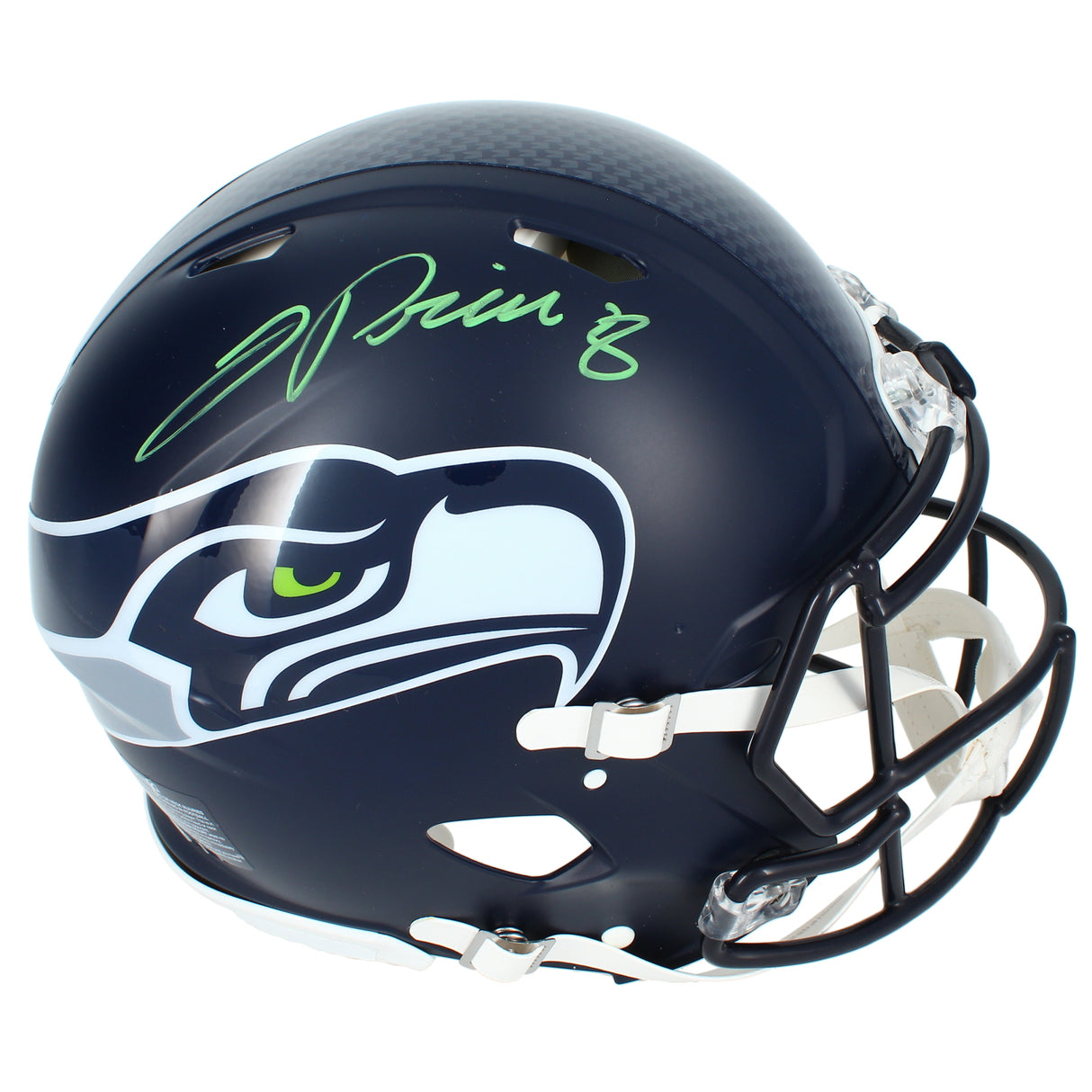 Jadarian Price Autographed Seattle Seahawks Speed Authentic Helmet Beckett Witnessed