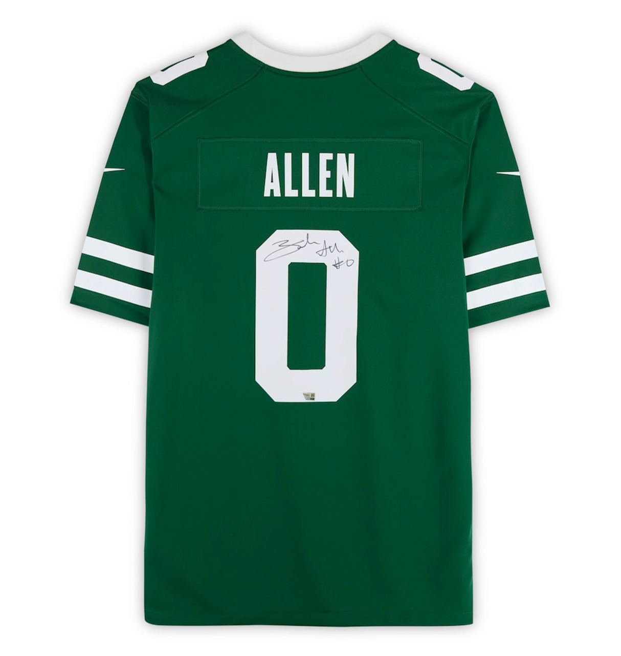 Braelon Allen Autographed New York Jets Green Nike Vapor F.U.S.E. Limited Jersey Fanatics