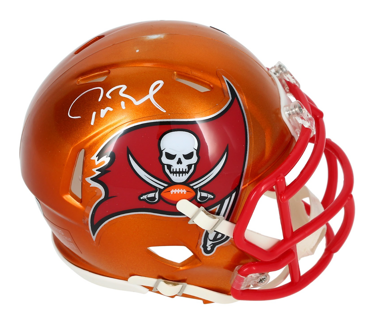 Tom Brady Autographed Tampa Bay Buccaneers Flash Speed Mini Helmet Fanatics