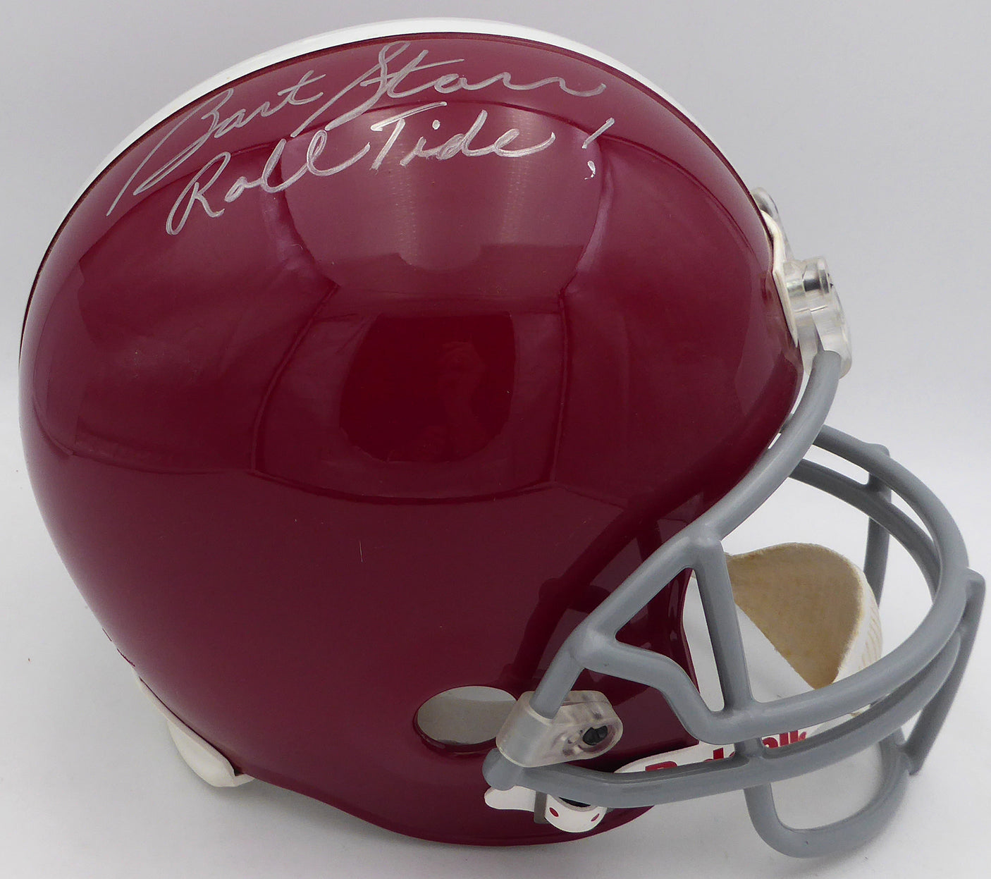 Bart Starr Autographed Alabama Crimson Tide Full Size Replica Helmet "Roll Tide" TriStar Holo #7103071