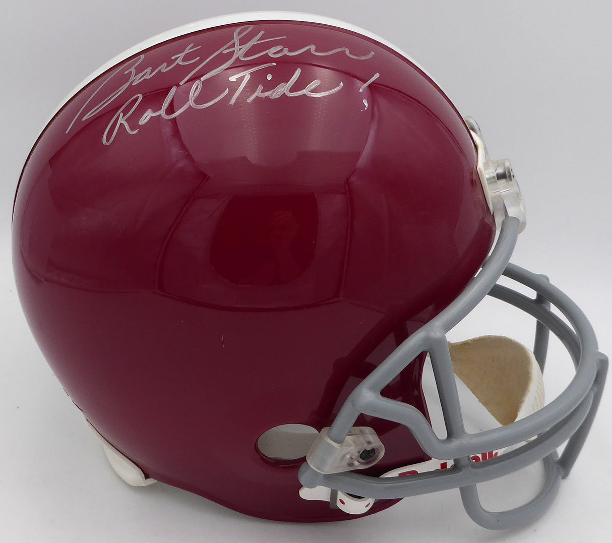 Bart Starr Autographed Alabama Crimson Tide Full Size Replica Helmet "Roll Tide" TriStar Holo #7103071