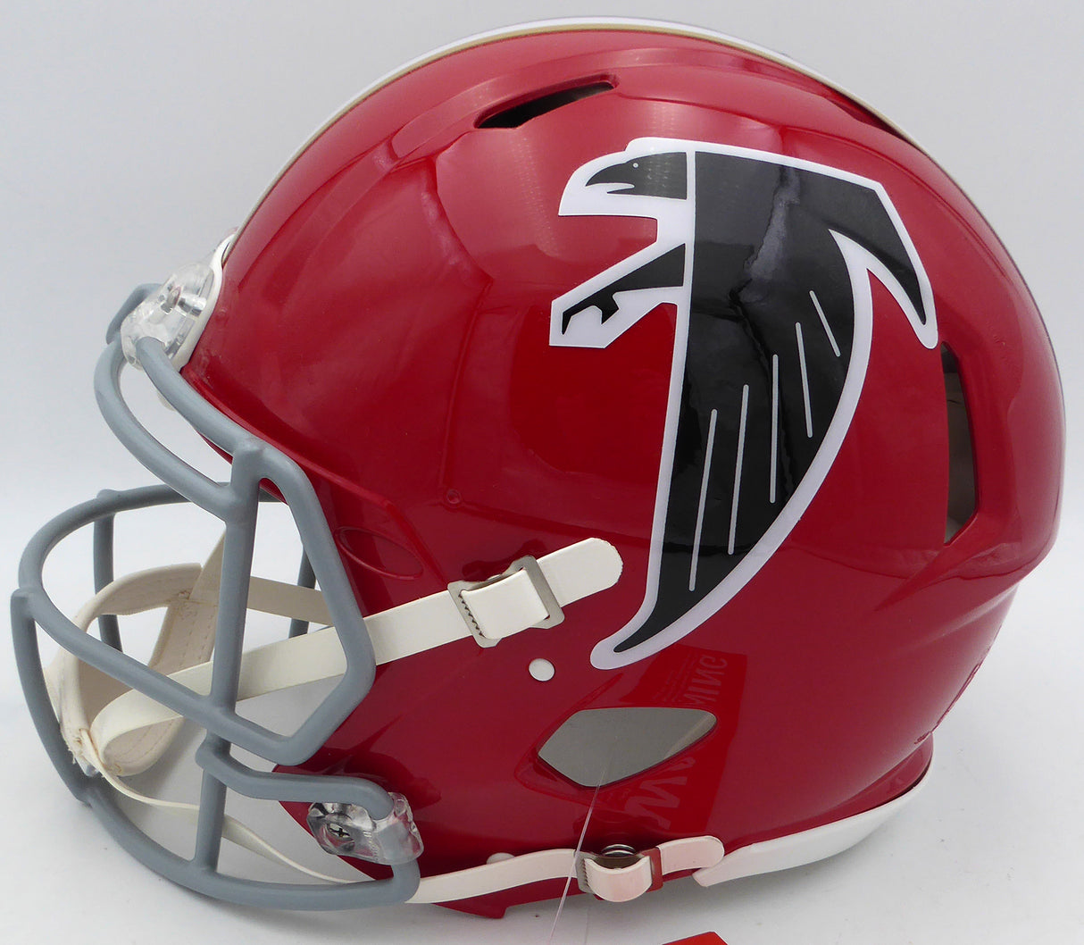 Andre Rison Autographed Atlanta Falcons Red Throwback Full Size Authentic Helmet "Bad Moon Showtime, All Pro" (Smudged) Beckett BAS Witness #3W056109