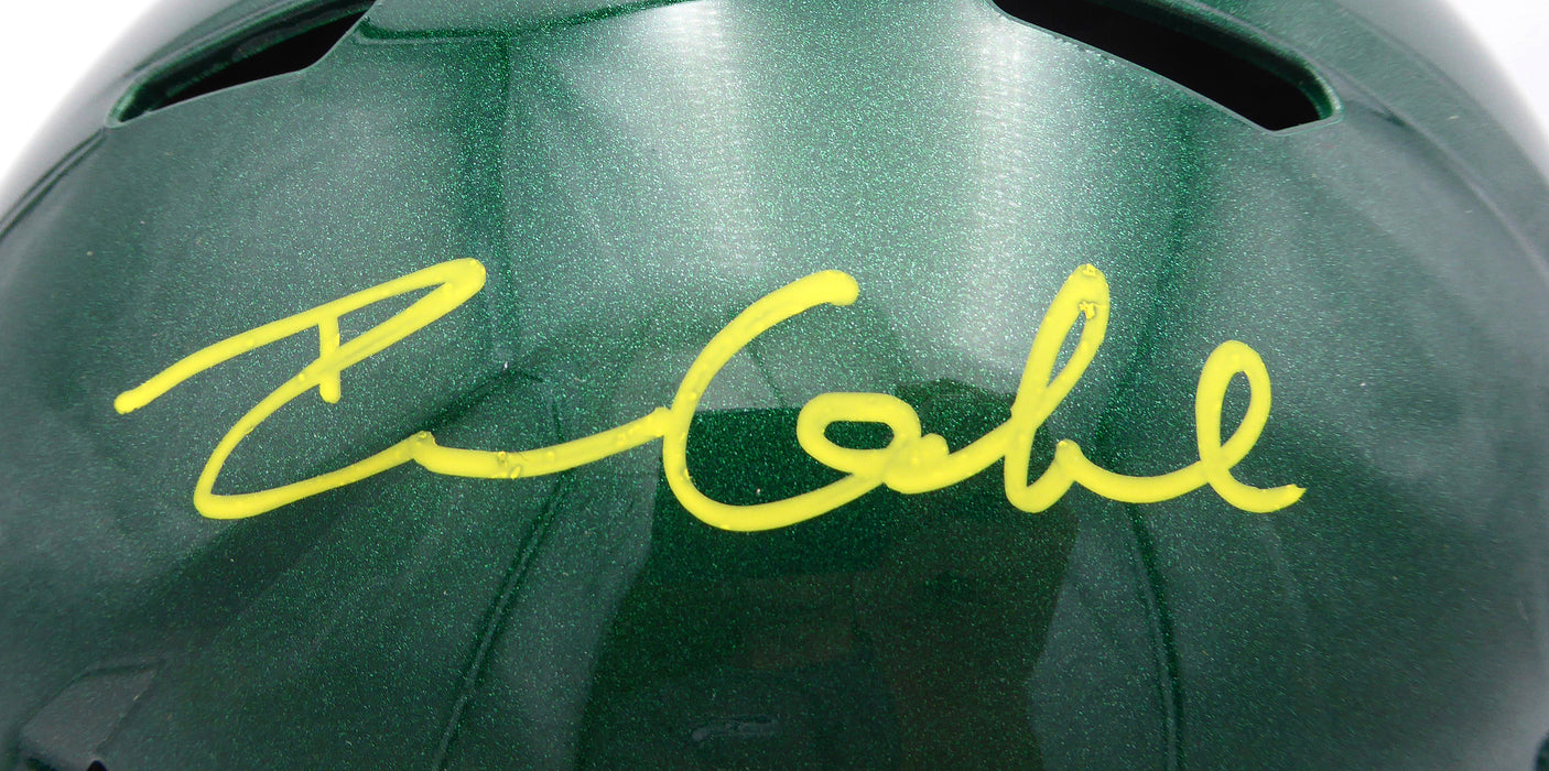 Dillon Gabriel Autographed Speed Replica Full Size Helmet Oregon Ducks Signed Twice Beckett BAS Witness #2W457721