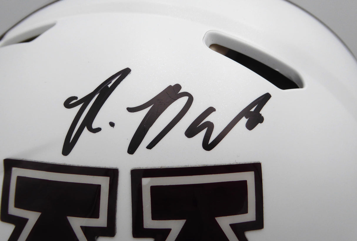 Rashod Bateman Autographed Authentic Full Size Helmet Minnesota Golden Gophers Fanatics Holo #NB38133349