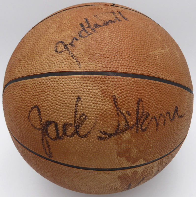 1977-78 Seattle Supersonics Autographed Penn Basketball With 10 Signatures Including Dennis Johnson Beckett BAS #AE08386
