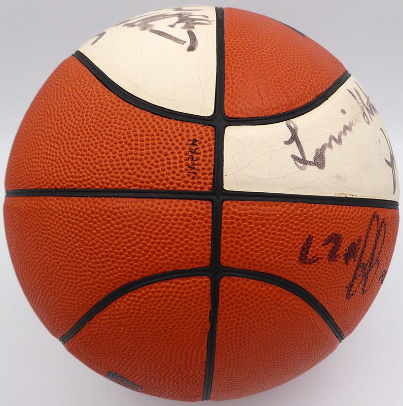 1978-79 Seattle Supersonics NBA Champions Autographed Baden Basketball With 11 Signatures Including Dennis Johnson, Fred Brown and Jack Sikma Beckett BAS #AE08387