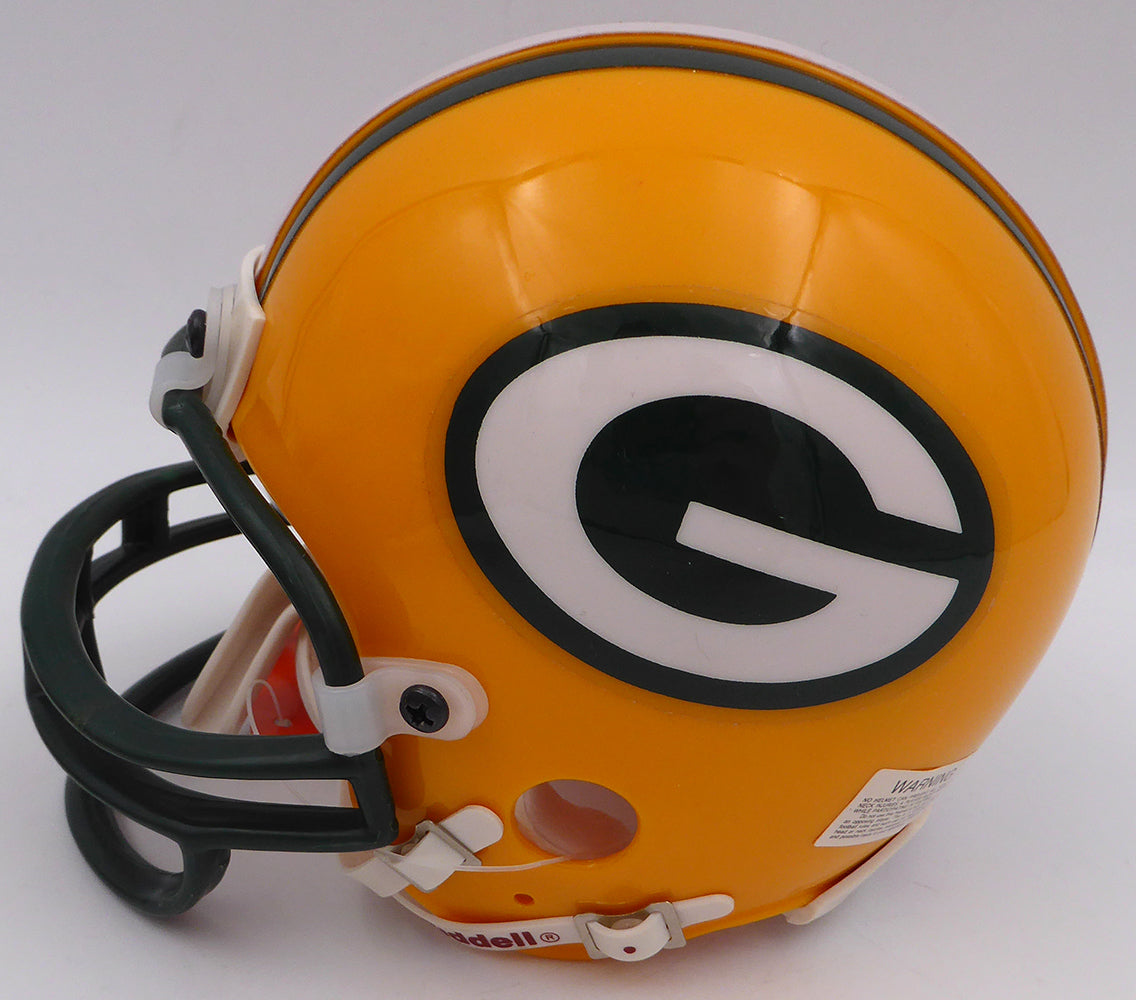 Jim Ringo Autographed Green Bay Packers Mini Helmet "HOF 81" Beckett BAS QR #BP55398