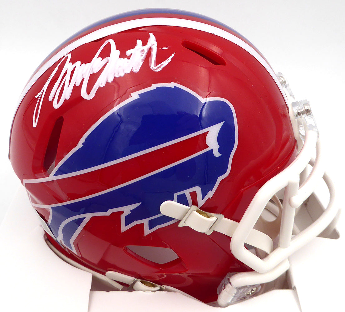 Bruce Smith Autographed Buffalo Bills Mini Helmet Beckett BAS QR #2W060629