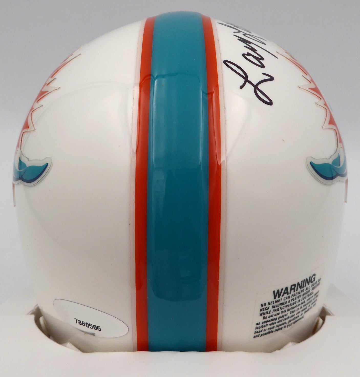 Larry Little Autographed Miami Dolphins Mini Helmet TriStar Holo #7880506