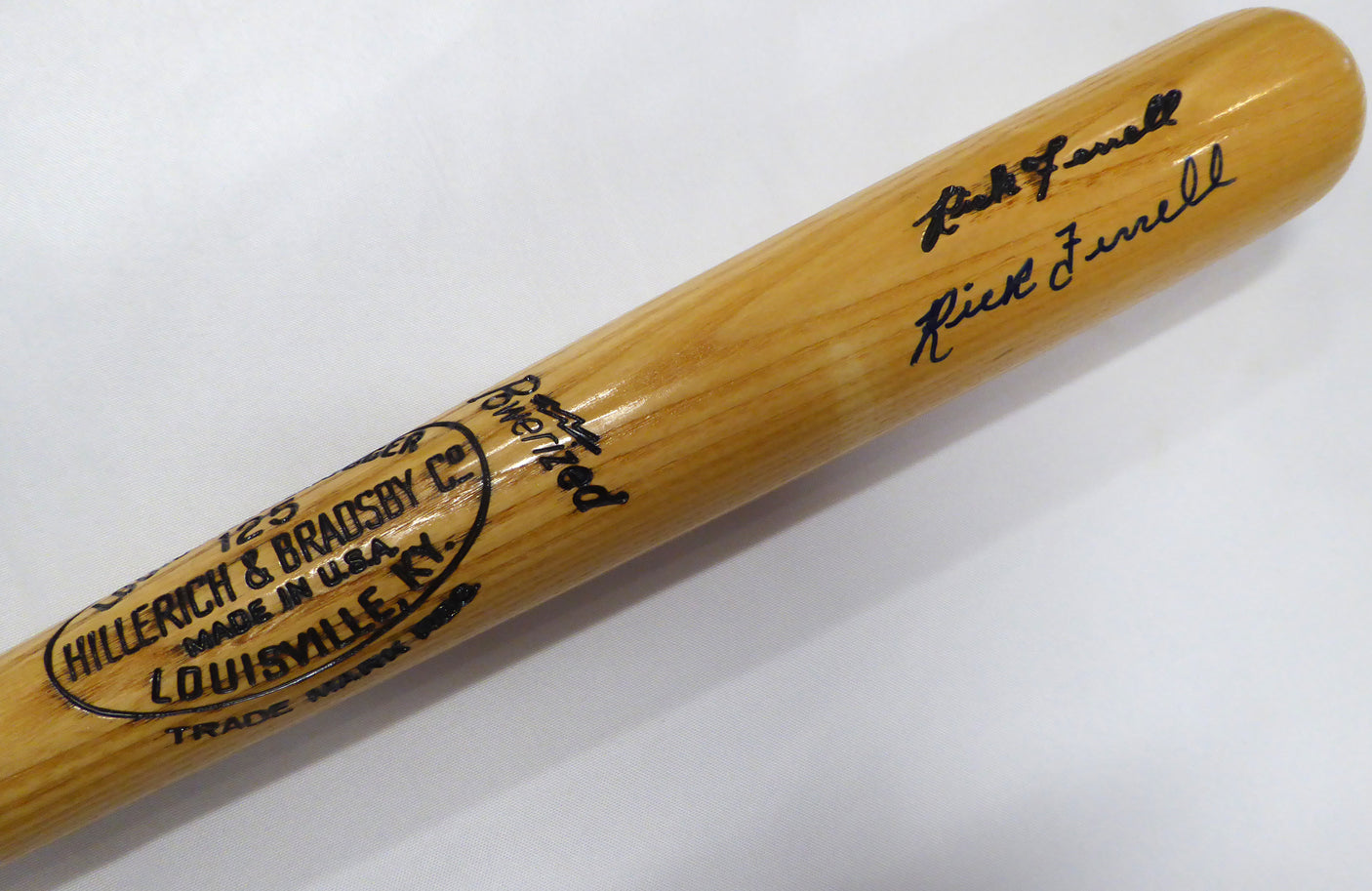 Rick Ferrell Autographed Louisville Slugger Bat Boston Red Sox Beckett BAS QR #BK44606