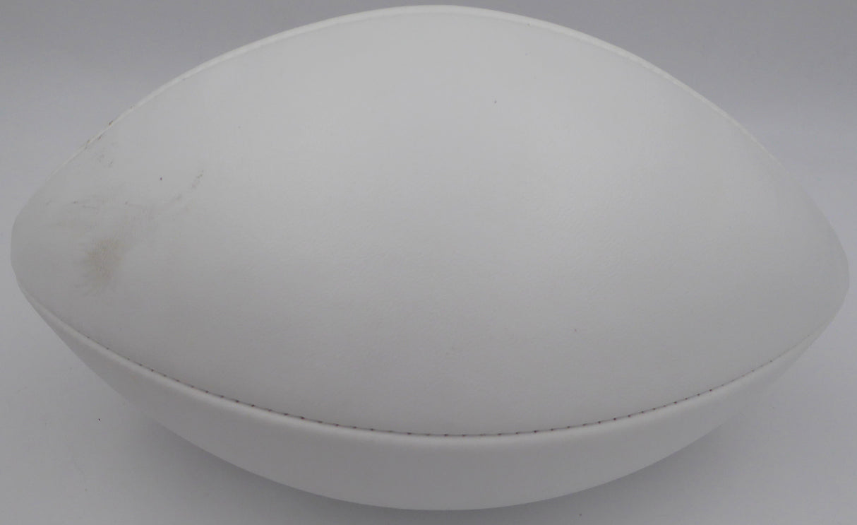 Johnny Unitas Autographed White Panel Football Baltimore Colts Beckett BAS #AB08921