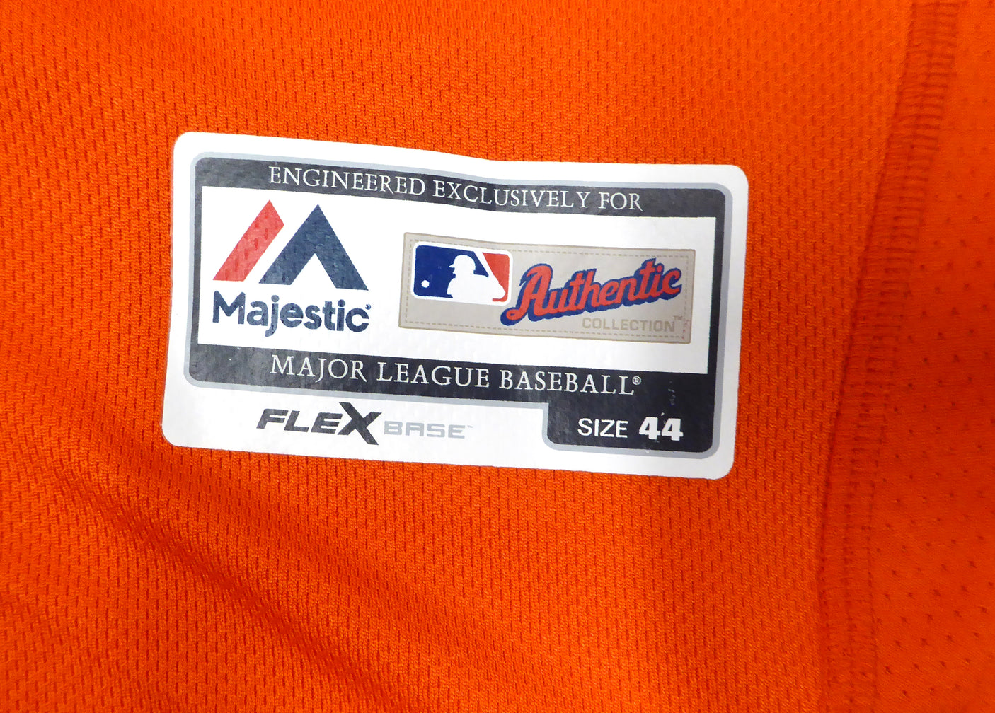 Miami Marlins Ichiro Suzuki Autographed Orange Majestic Flex Base Jersey IS Holo SKU #237034