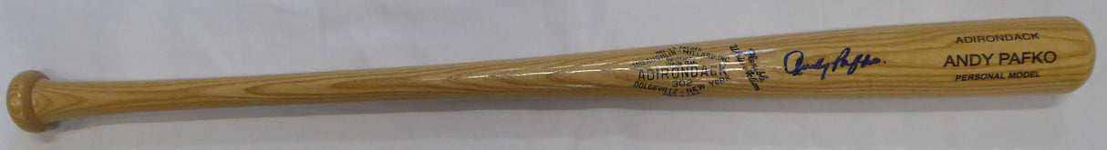 Andy Pafko Autographed Adirondack Bat Chicago Cubs Beckett BAS QR #BM00454