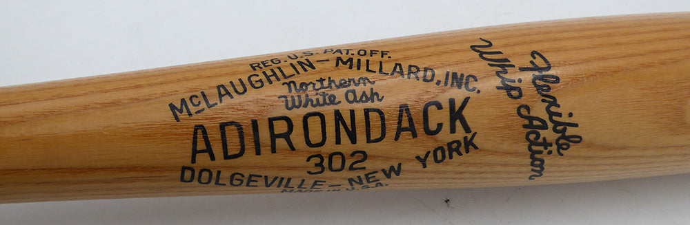 Willie Mays Autographed Adirondack Bat San Francisco Giants Beckett BAS QR #AE49001