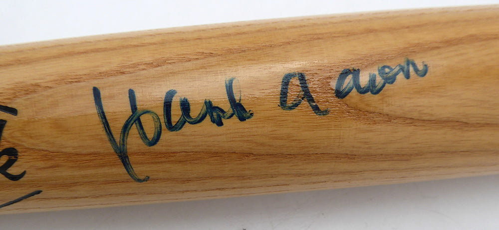 Hank Aaron Autographed Adirondack Bat Atlanta Braves Beckett BAS QR #AE49003