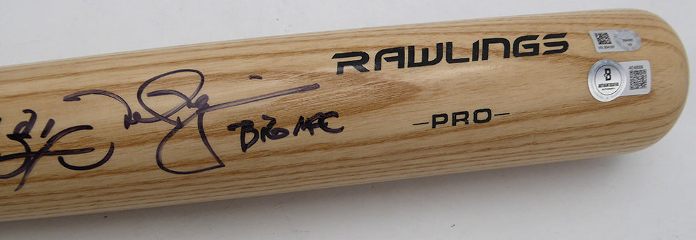 Mark McGwire & Sammy Sosa Autographed Rawlings Bat "Big Mac" Beckett BAS QR #AE49009
