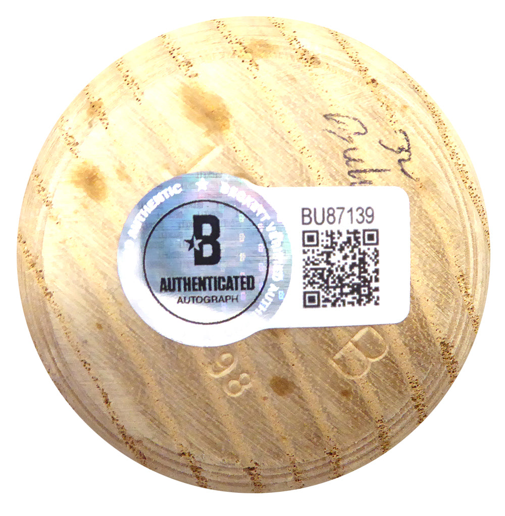 Jay Buhner Autographed 1998 Game Issued Rawlings Bat Seattle Mariners "Keep Swinging" Beckett BAS QR #BU87139