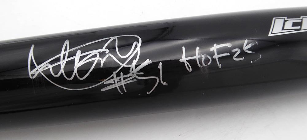 Ichiro Suzuki Autographed Mizuno Player Model Bat Seattle Mariners "HOF 25" (Smudged) Beckett BAS QR #2W517071