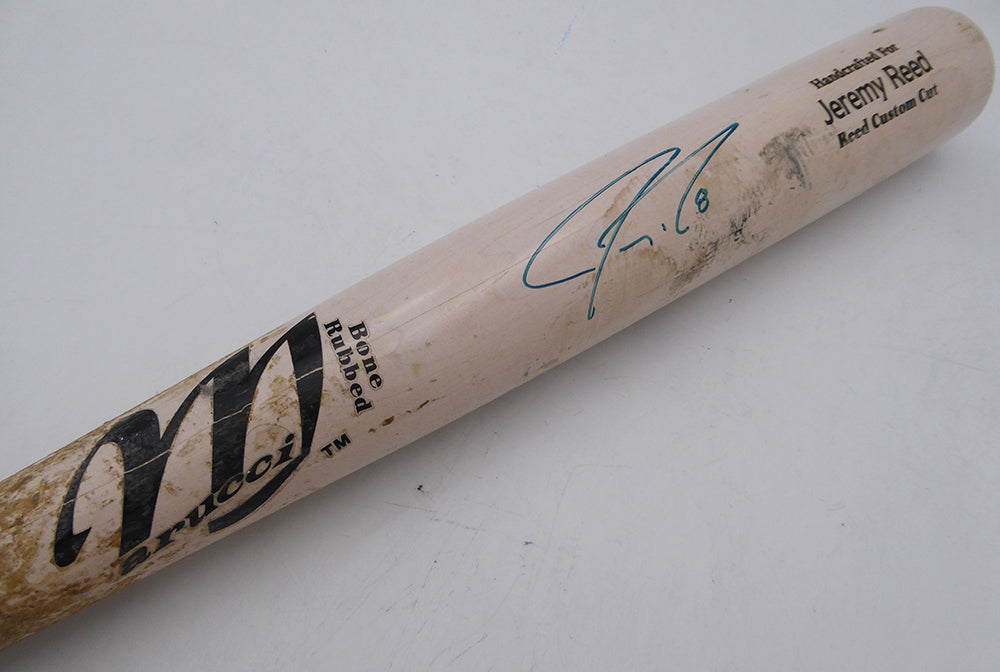 Jeremy Reed Autographed Marucci Game Used Bat Seattle Mariners SKU #261548