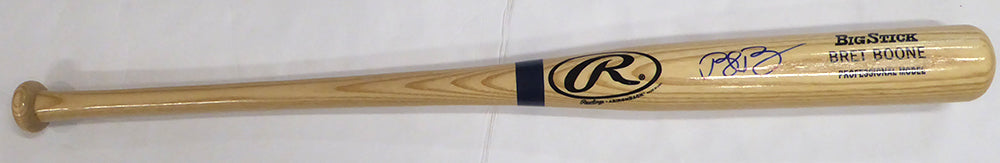 Bret Boone Autographed Rawlings Big Stick Bat Seattle Mariners MCS Holo #87593