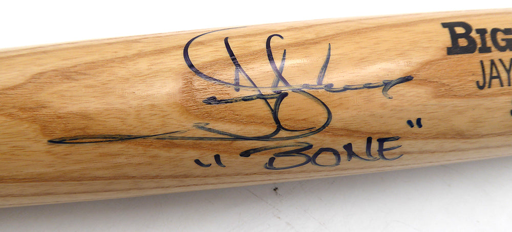 Jay Buhner Autographed Rawlings Big Stick Bat Seattle Mariners "Bone" MCS Holo #87596