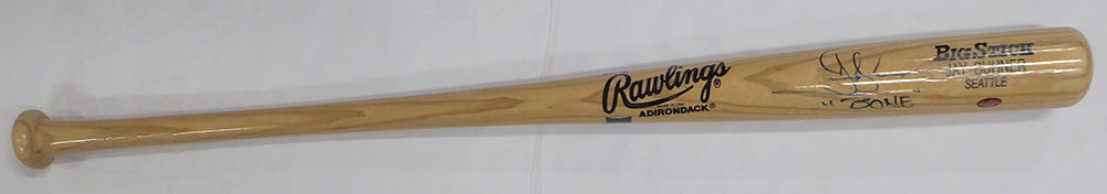 Jay Buhner Autographed Rawlings Big Stick Bat Seattle Mariners "Bone" MCS Holo #87596