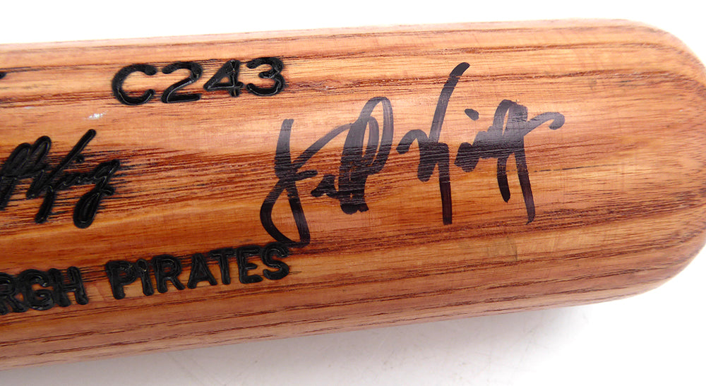 Jeff King Autographed Game Issued Louisville Slugger C243 Bat Pittsburgh Pirates SKU #261662