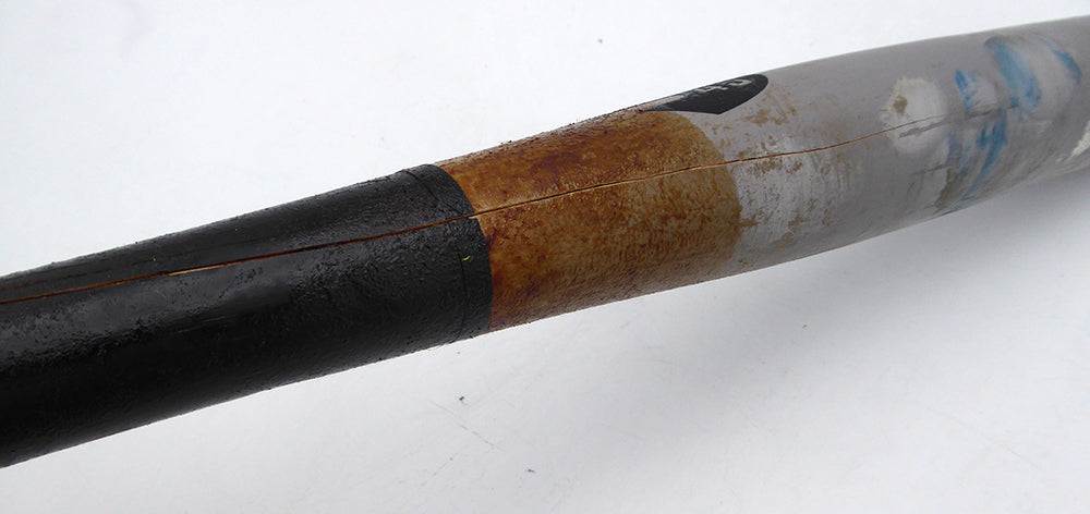 Omar Narvaez Unsigned Game Used B45 Bat Seattle Mariners MLB Holo #JD158943