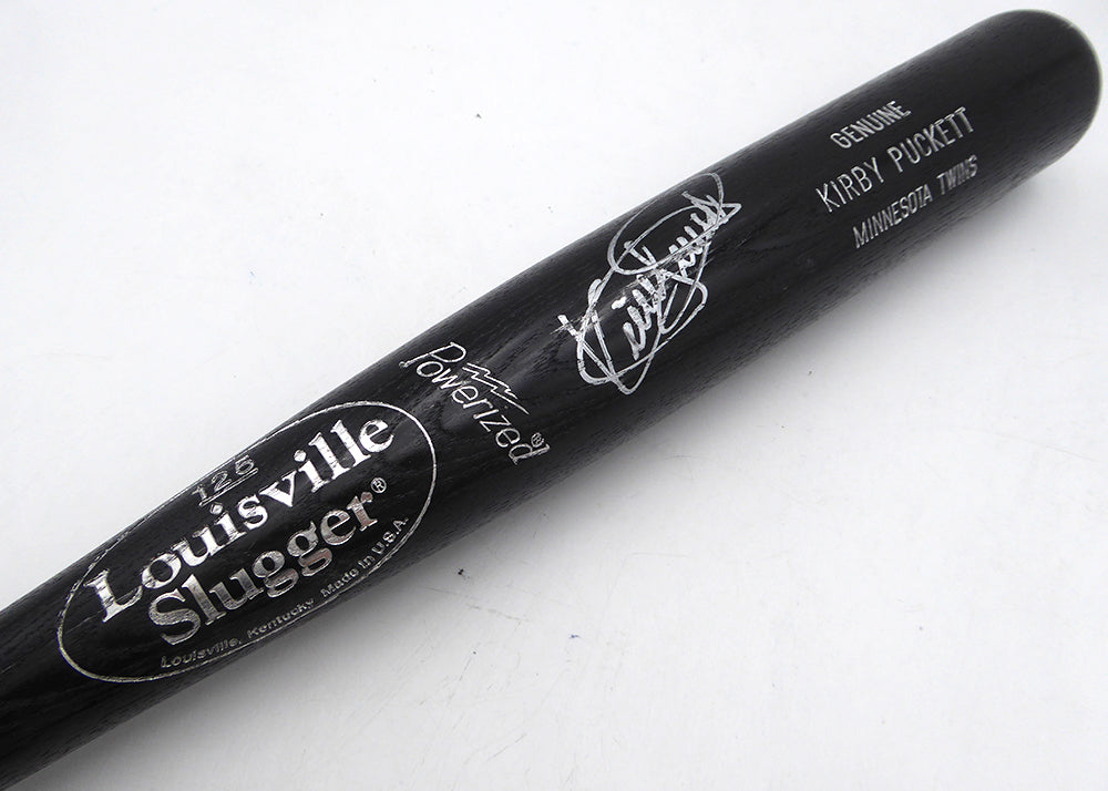 Kirby Puckett Autographed Louisville Slugger Game Model Bat Minnesota Twins JSA #ZZ91439