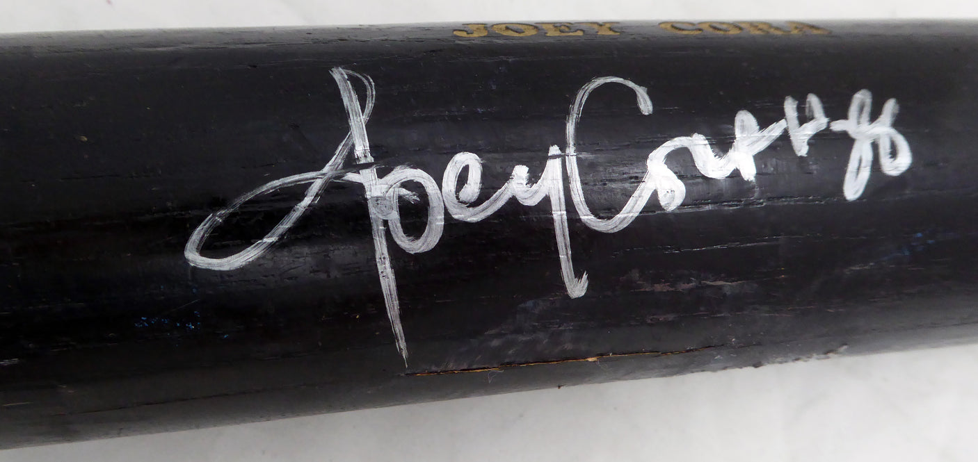 Joey Cora Autographed Black Hoosier Game Used Bat Seattle Mariners Uncracked SKU #214053