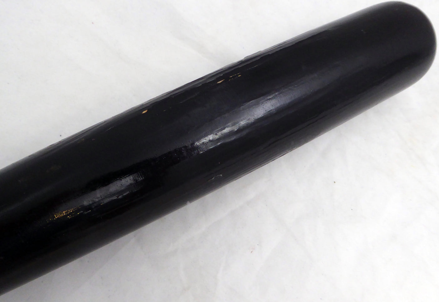 Rich Amaral Autographed Black Louisville Slugger P89 Game Used Bat Seattle Mariners Cracked SKU #214055