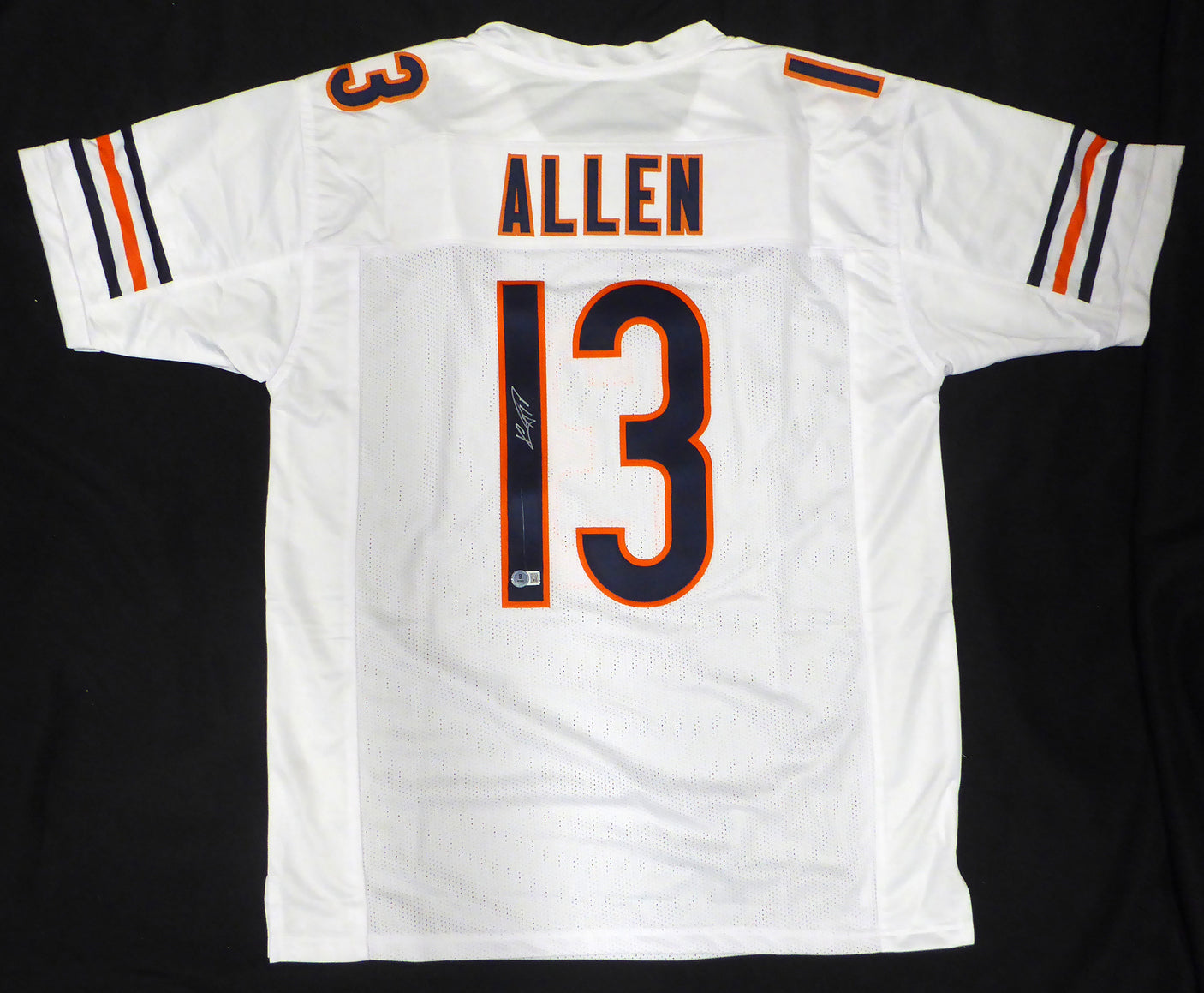 Chicago Bears Keenan Allen Autographed White Jersey Beckett BAS QR #1W533910