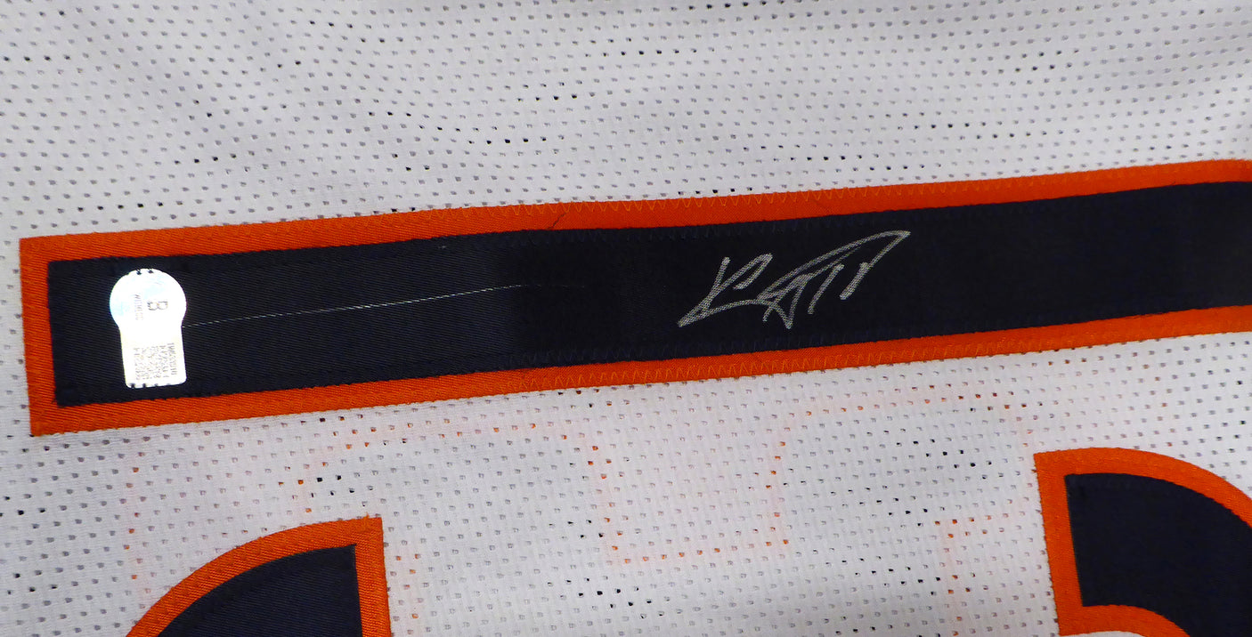 Chicago Bears Keenan Allen Autographed White Jersey Beckett BAS QR #1W533910