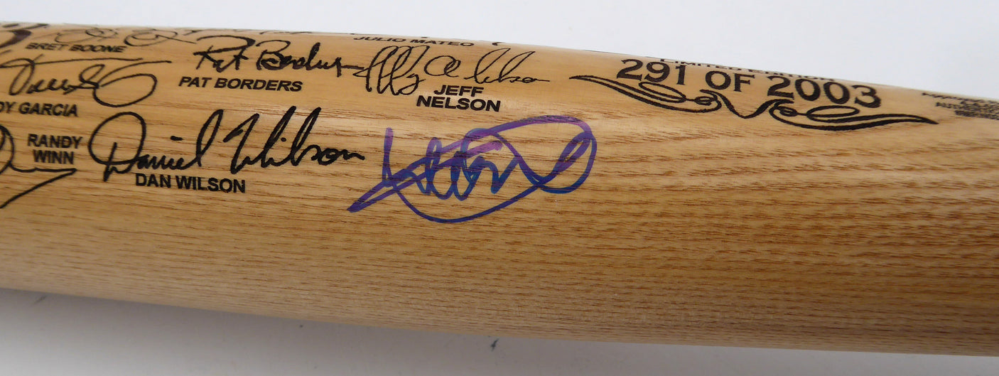 Ichiro Suzuki Autographed Blonde 2003 Seattle Mariners Commemorative Bat IS Holo SKU #239882