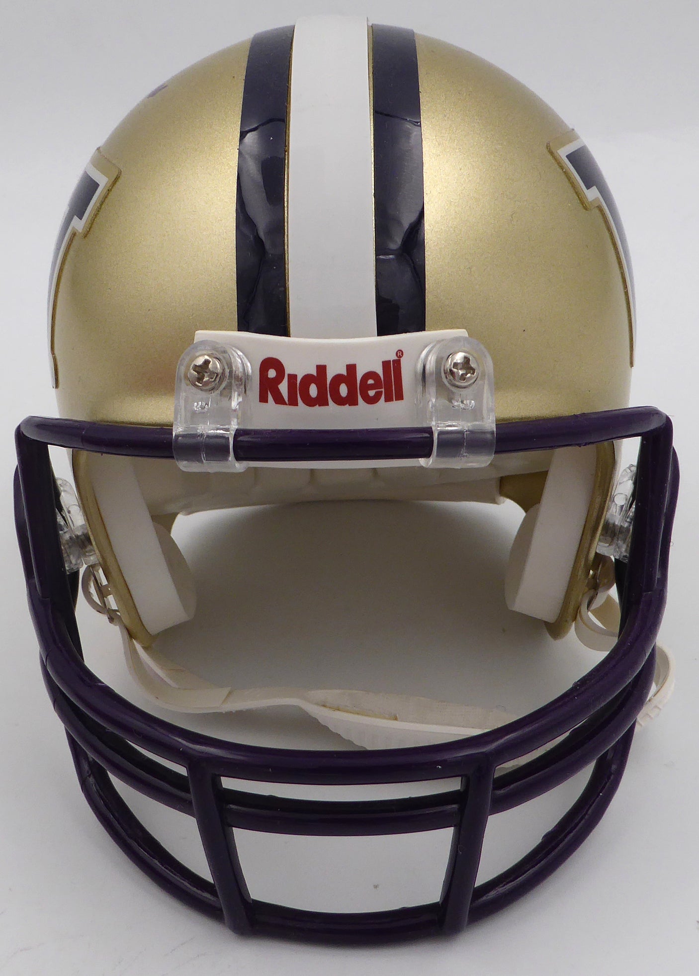 Don James Autographed UW Huskies Mini Helmet MCS Holo #68049